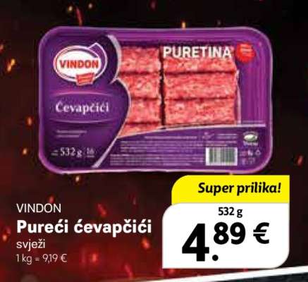 VINDON Pureći ćevapčići
