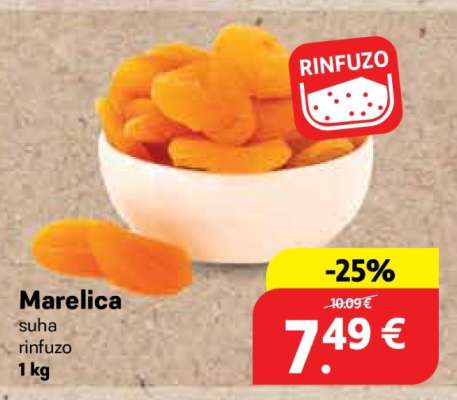 Marelica suha rinfuzo 1 kg