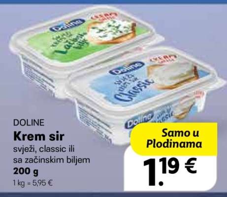 DOLINE Krem sir
