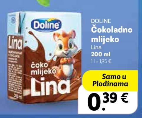 Čokoladno mlijeko Lina