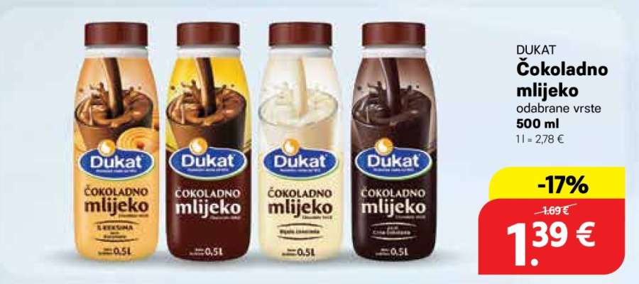 DUKAT Čokoladno mlijeko