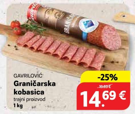 GAVRILOVIĆ Graničarska kobasica