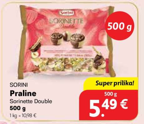 Praline Sorinette Double