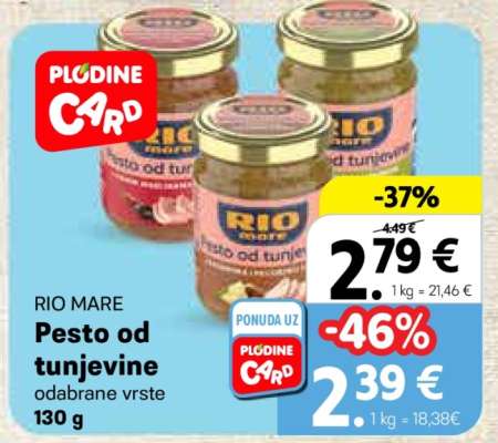 Pesto od tunjevine