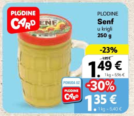 Senf u krigli 250 g