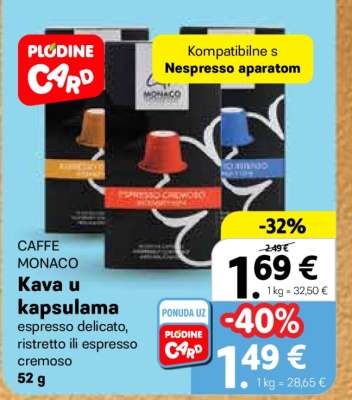 Caffe Monaco Kava u kapsulama