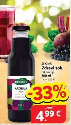 ENCIAN Zdravi sok
