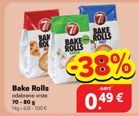 BAKE ROLLS