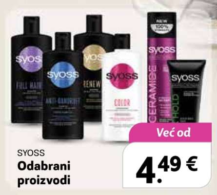 SYOSS Odabrani proizvodi