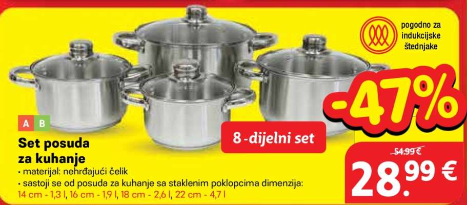 Set posuda za kuhanje