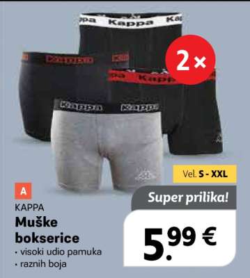 KAPPA Muške bokserice