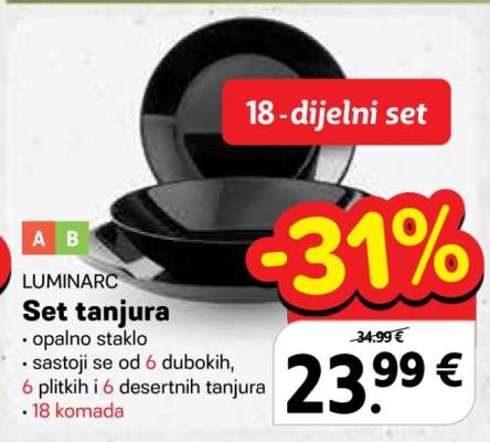 Set tanjura