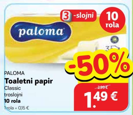 PALOMA Toaletni papir