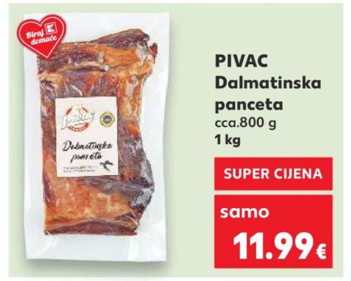 PIVAC DALMATINSKA PANCETA