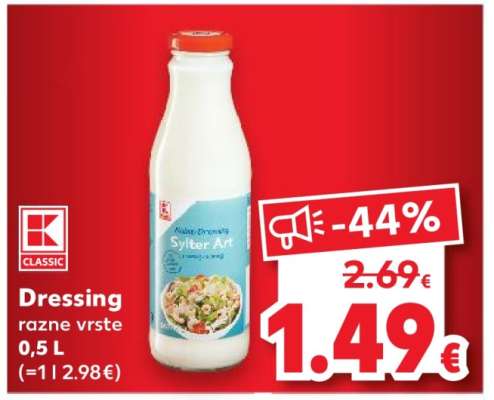 Dressing razne vrste