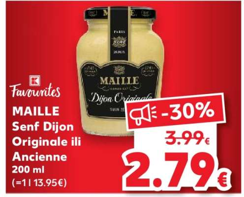MAILLE Senf Dijon Originale ili Ancienne 200 ml