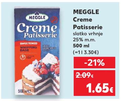 MEGGLE CREME PATISSERIE
