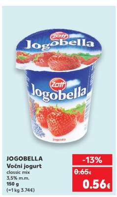 JOGOBELLA VOĆNI JOGURT