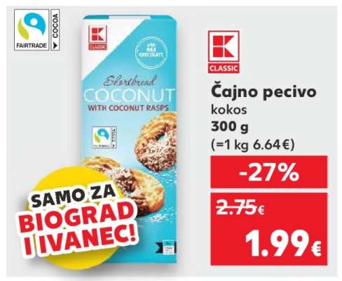 Čajno pecivo kokos