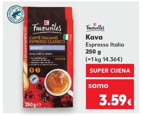 Kava Espresso Italia 250 g