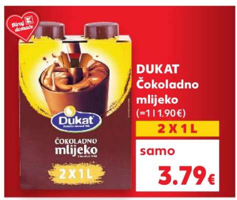 DUKAT Čokoladno mlijeko