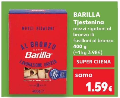 BARILLA Tjestenina