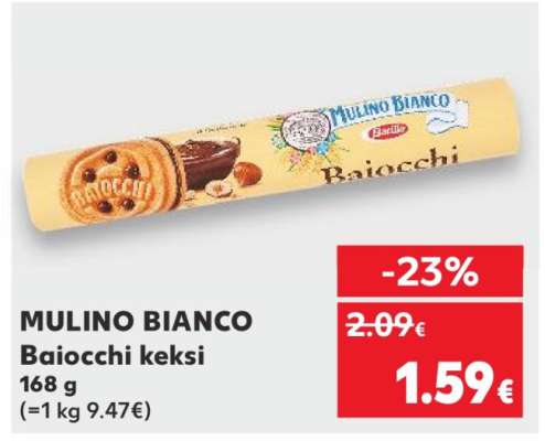 MULINO BIANCO Baiocchi keksi