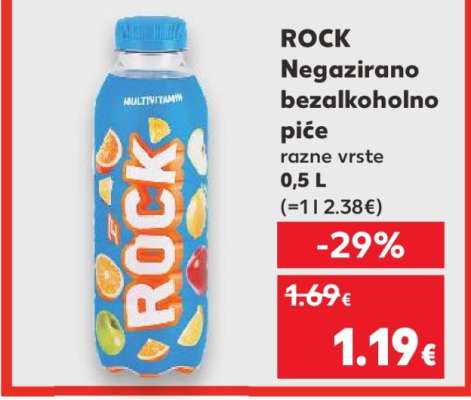 ROCK Negazirano bezalkoholno piće