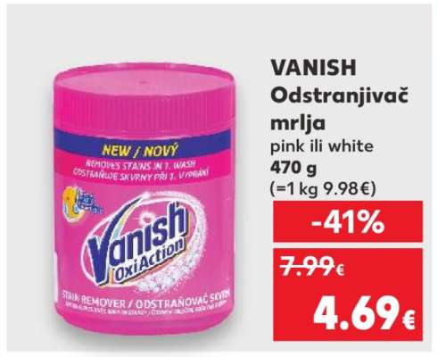 VANISH Odstranjivač mrlja