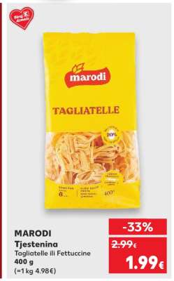MARODI tjestenina