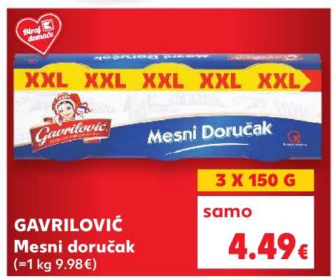 GAVRILOVIĆ MESNI DORUČAK