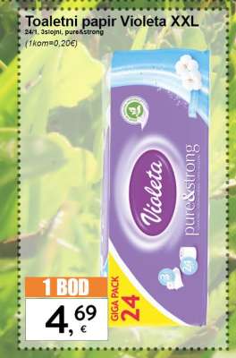 Toaletni papir Violeta XXL