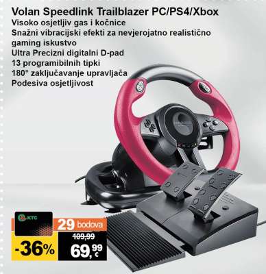Volan Speedlink Trailblazer PC/PS4/Xbox
