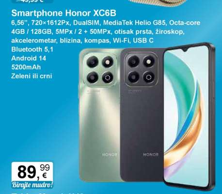 Smartphone Honor XC6B