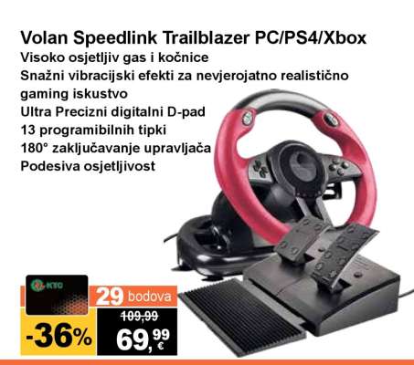 Volan Speedlink Trailblazer PC/PS4/Xbox