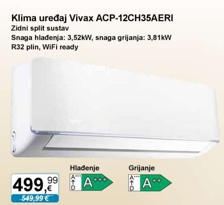 Klima uređaj Vivax ACP-12CH35AERI