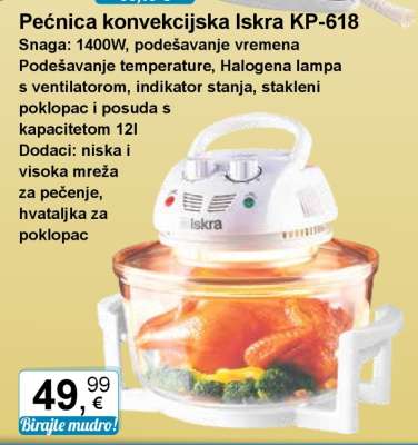 Pećnica konvekcijska Iskra KP-618