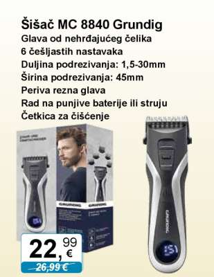 Šišač MC 8840 Grundig