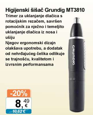 Higijenski šišač Grundig MT3810
