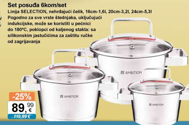Set posuđa 6kom/set
