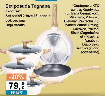 Set posuđa Tognana