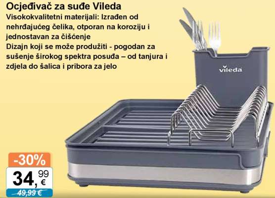 Ocjeđivač za suđe Vileda