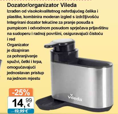 Dozator/organizator Vileda