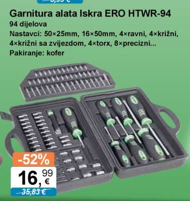 Garnitura alata Iskra Ero HTWR-94