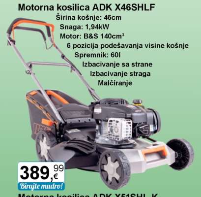 Motorna kosilica ADK X46SHLF