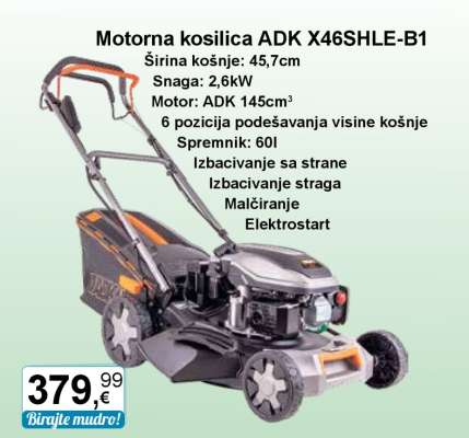 Motorna kosilica ADK X46SHLE-B1