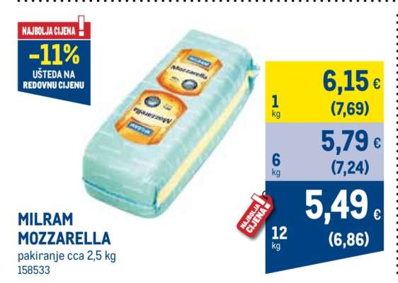 MILRAM MOZZARELLA