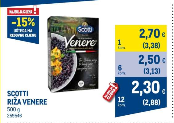 SCOTTI RIŽA VENERE