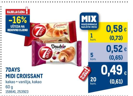 7DAYS MIDI CROISSANT