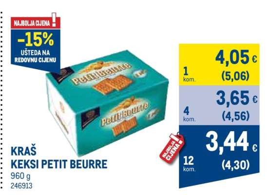 KRAŠ Keksi Petit Beurre